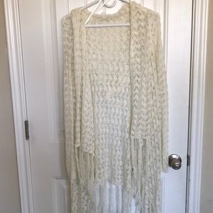 Lacey Cover Up/ Cardigan with good
